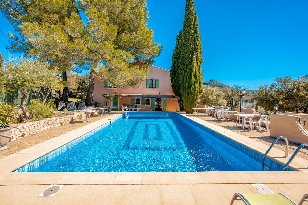 La Maison Du Rouge Gorge - Charmante Maison Climatisee Avec Piscine Pontevès Buitenkant foto